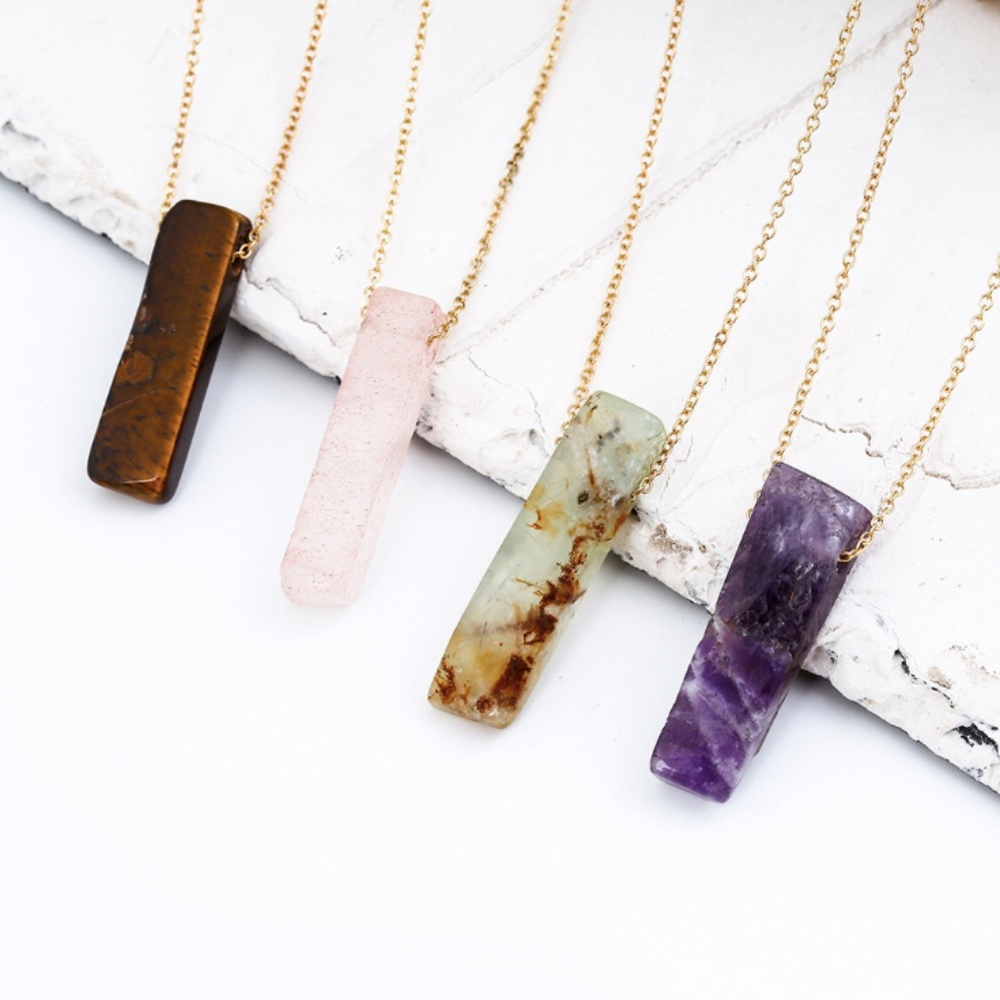 Natural Stone Necklace - Picture 4 of 6